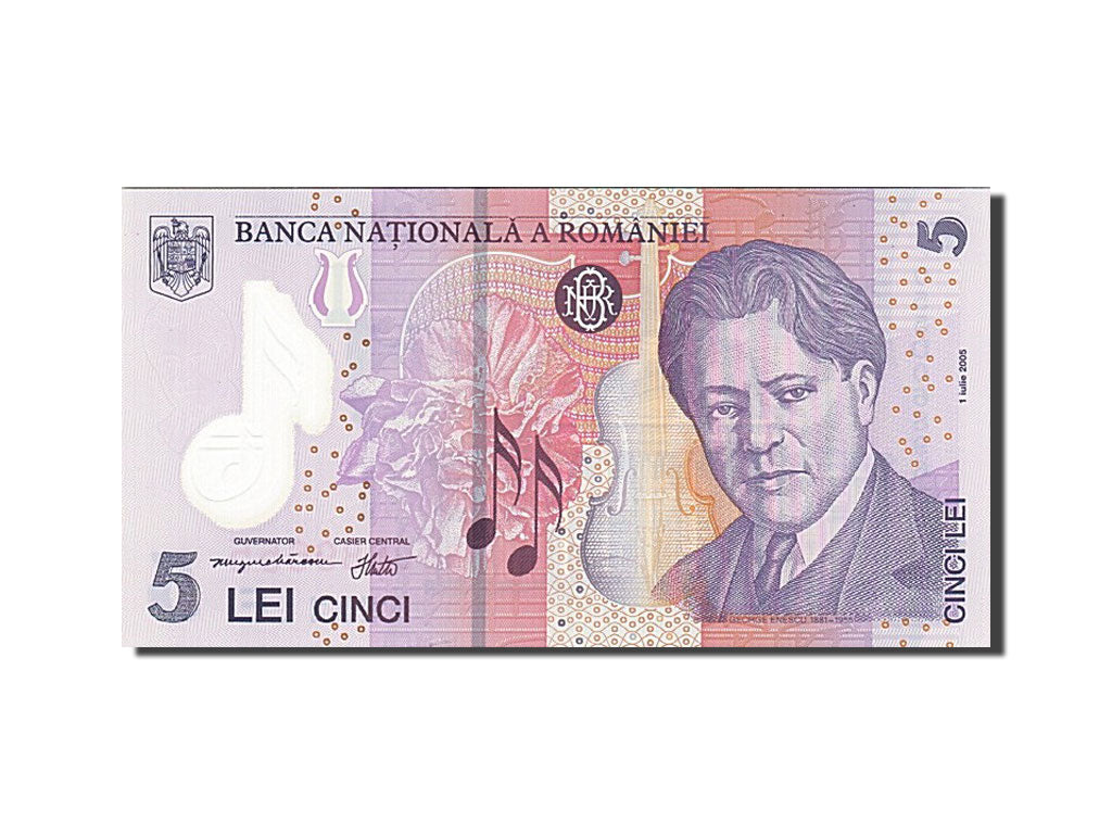 Romania, 5 Lei, 2005, 2005-07-01, KM:118a, UNC(65-70)