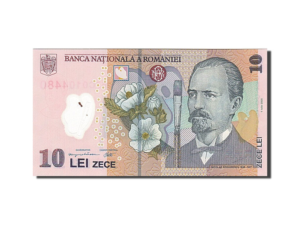 Rumänien, 10 Lei, 2005, 2005-07-01, KM:119a, UNC(65-70)
