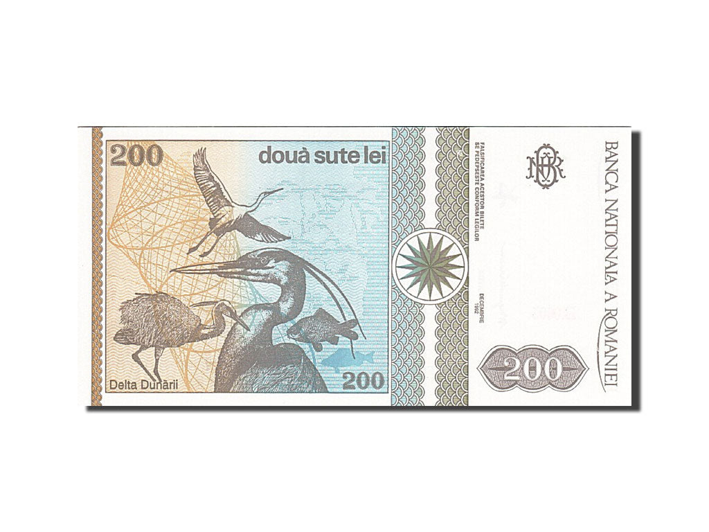 Billete, 200 Lei, 1991-1994, Rumanía, KM:100a, 1992, UNC