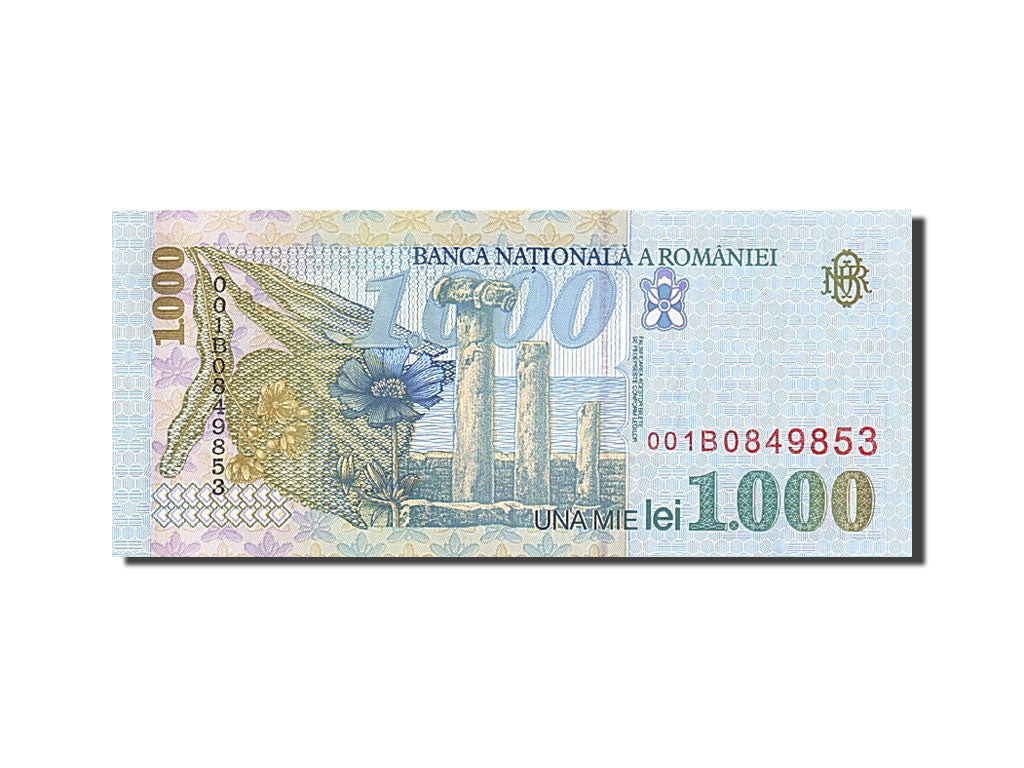 Banknote, Romania, 1000 Lei, 1996-2000, 1998, KM:106, UNC(65-70)