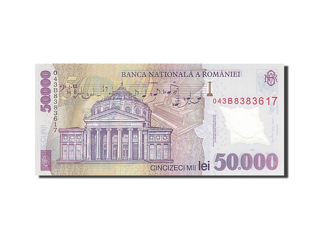 Romania, 50,000 Lei, 2000-2001, 2001, KM:113a, UNC(65-70)