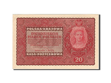 Polen, 20 Marek, 1919, KM:26, 1919-08-23, UNC(63)