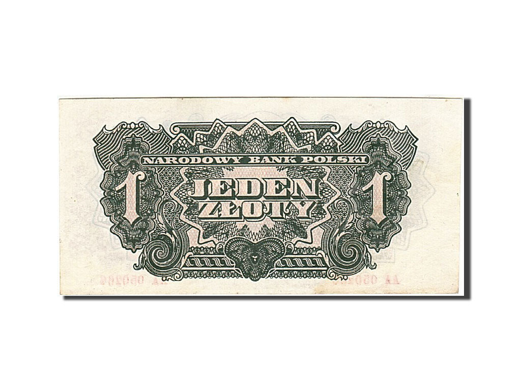 Poland, 1 Zloty, 1944, KM:105a, 1944, EF(40-45)