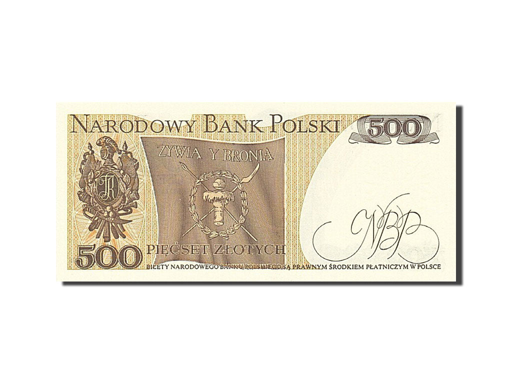Banknote, Poland, 500 Zlotych, 1974-1976, 1982-06-01, KM:145d, UNC(65-70)