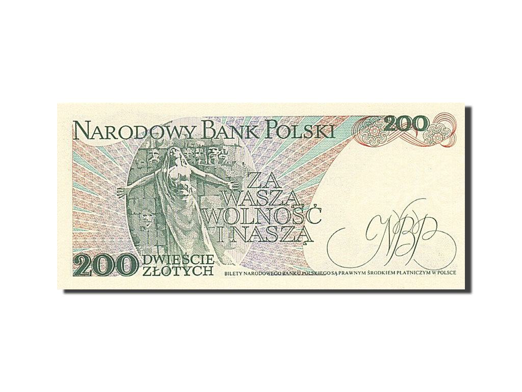 Banknote, Poland, 200 Zlotych, 1974-1976, 1988-12-01, KM:144c, UNC(65-70)
