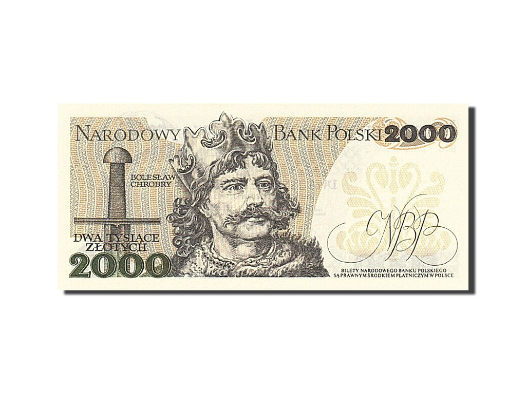 Poland, 2000 Zlotych, 1977, KM:147c, 1982-06-01, UNC(65-70)