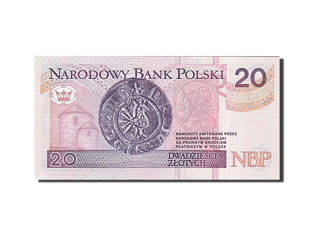 Poland, 20 Zlotych, 1994-1995, KM:174a, 1994-03-25, UNC(65-70)