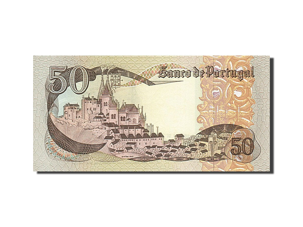 Geldschein, Portugal, 50 Escudos, 1968-1971, 1980-02-10, KM:174b, UNZ