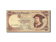 Portugal, 500 Escudos, 1964-1966, 1966-01-25, KM:170a, VF(20-25)
