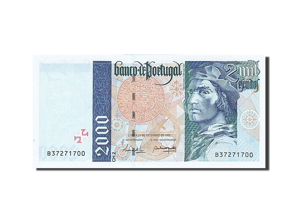 Banconote, Portogallo, 2000 Escudos, 1995-1997, KM:189c, 1997-09-11, FDS