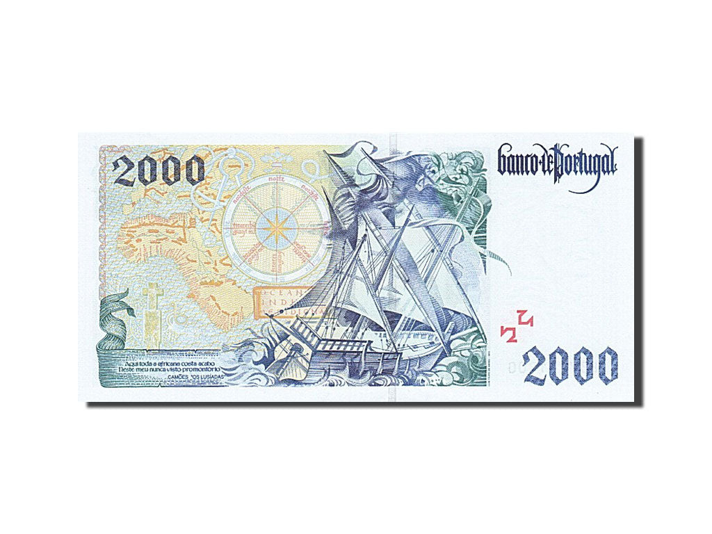 Banconote, Portogallo, 2000 Escudos, 1995-1997, KM:189c, 1997-09-11, FDS