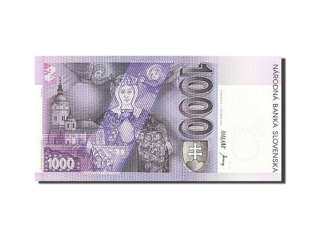 Banknote, Slovakia, 1000 Korun, 1993, 1993-10-01, KM:24a, UNC(65-70)