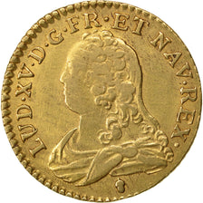 FRANCE, Louis d'or aux lunettes, Louis D'or, 1726, Reims, KM #489.19,...