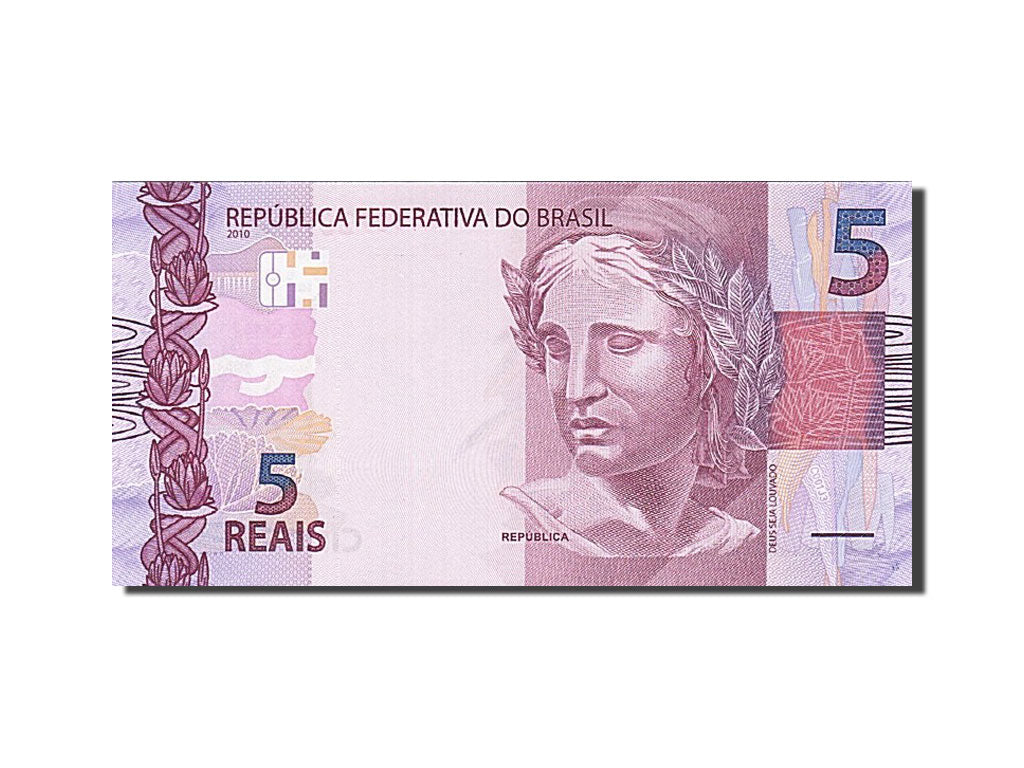 Brazil, 5 Reais, 2010, 2010, UNC(65-70)