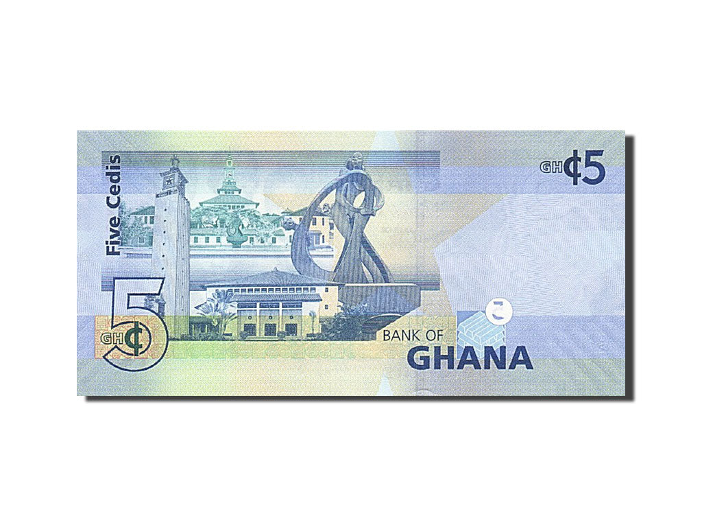 Ghana, 5 Cedis, 2011, 2011-07-01, UNC(65-70)