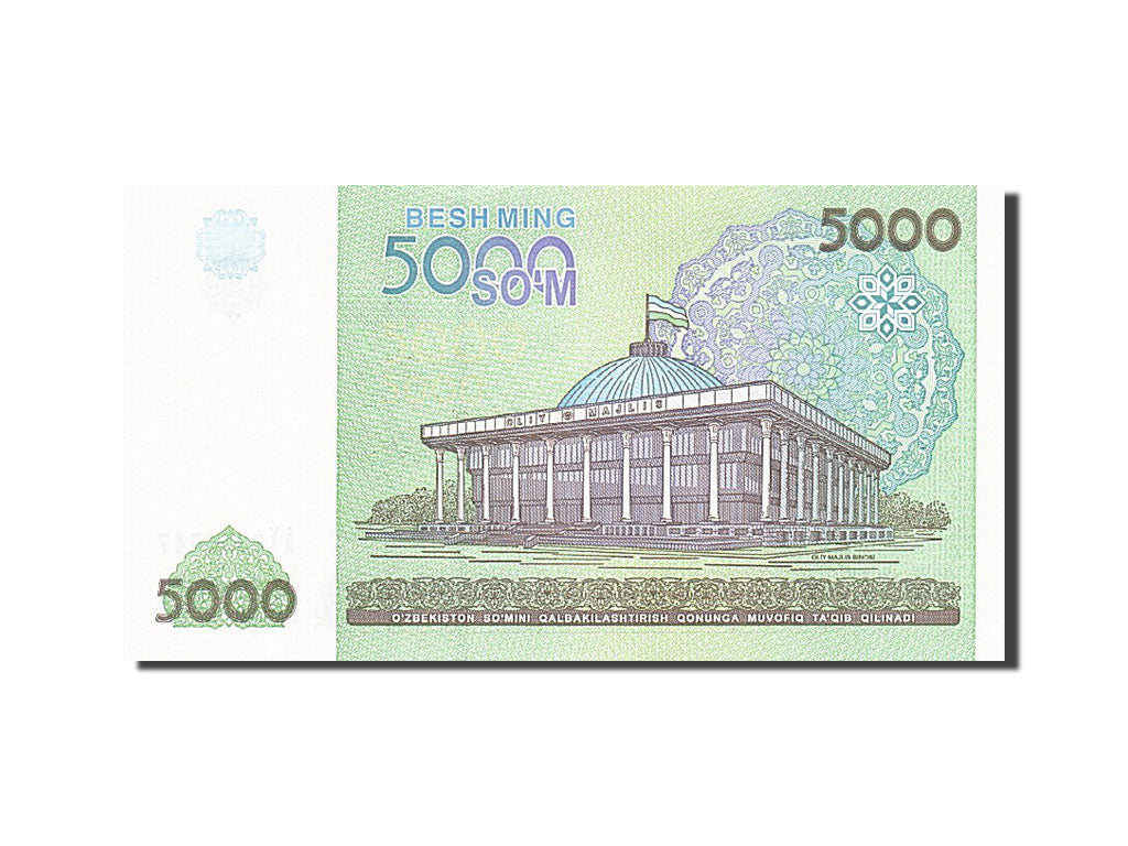 Geldschein, Uzbekistan, 5000 Sum, 2013, 2013, UNZ
