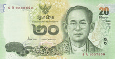 Thailand, 20 Baht, 2013, 2013, UNC(65-70)