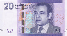 Billete, 20 Dirhams, 2012, Marruecos, 2012, UNC