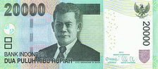 Billete, 20 000 Rupiah, 2013, Indonesia, 2013, UNC