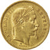 Second Empire, 20 Francs Napoléon III tête laurée