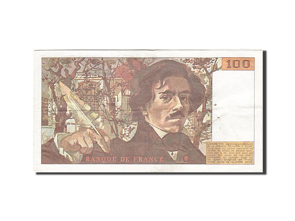 Geldschein, Frankreich, 100 Francs, 1978, 1984, SS, Fayette:69.8a, KM:154b