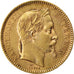 FRANCE, Napoléon III, 20 Francs, 1863, Paris, KM #801.1, AU(50-53), Gold, Gadour