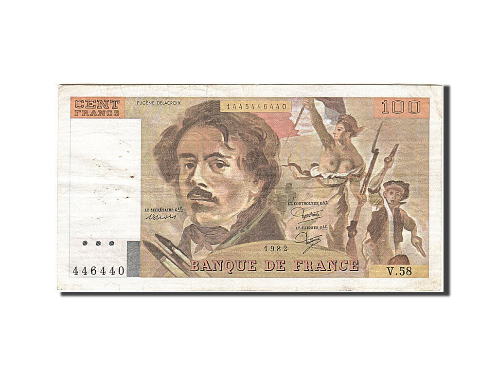 France, 100 Francs, 1978, KM:154b, 1982, VF(20-25), Fayette:69.6
