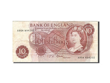 Großbritannien, 10 Shillings, 1960-1964, KM:373c, Undated (1961-1970), VF(20...