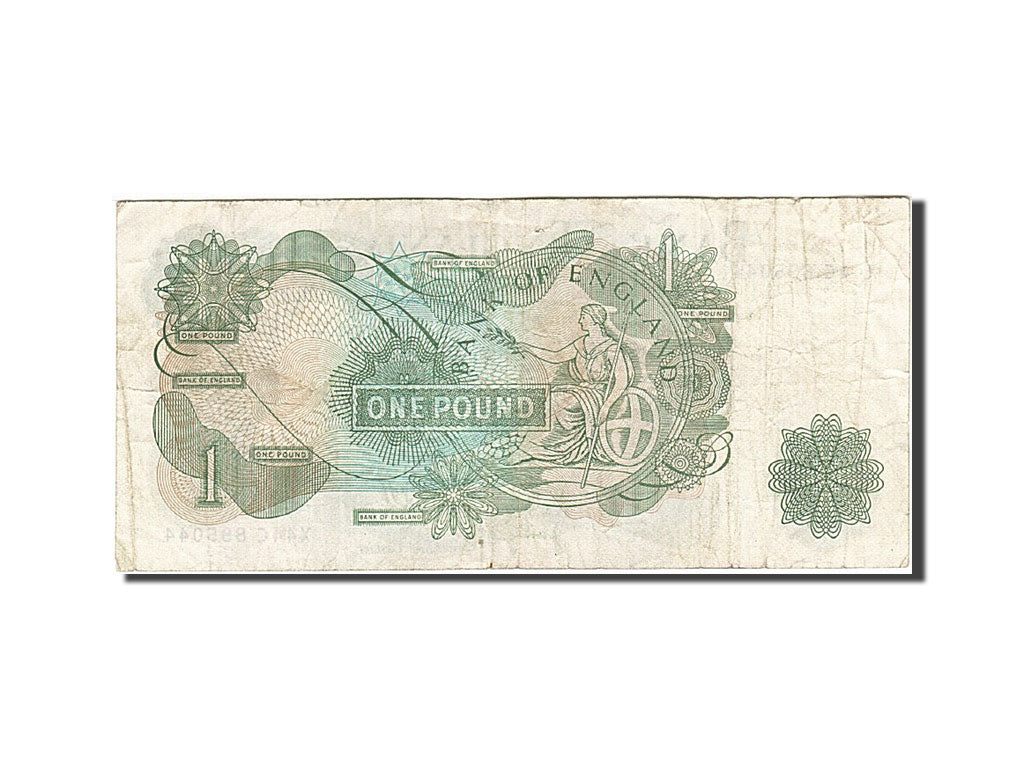 Great Britain, 1 Pound, 1960-1964, KM:374g, 1970-1977, VF(20-25)