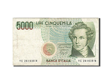 Italy, 5000 Lire, 1984-1985, KM:111b, 1985-01-04, VF(20-25)