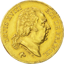 Louis XVIII, 40 Francs or