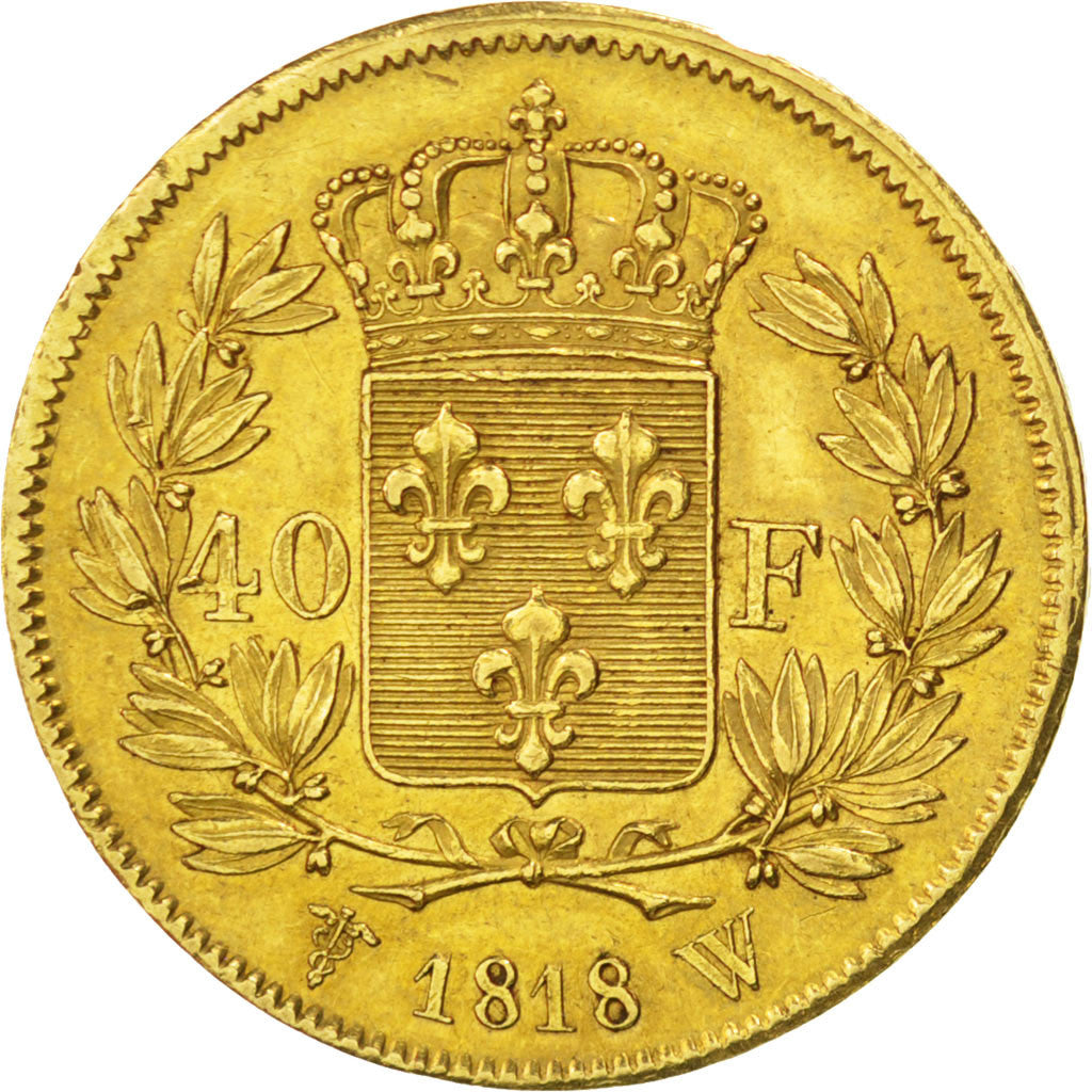 Louis XVIII, 40 Francs or
