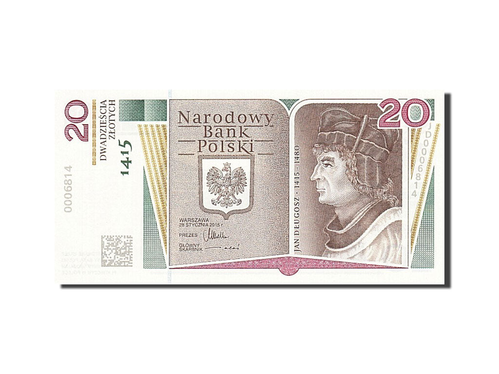 Polen, 20 Zlotych, 2015, 2015-01-28, UNZ