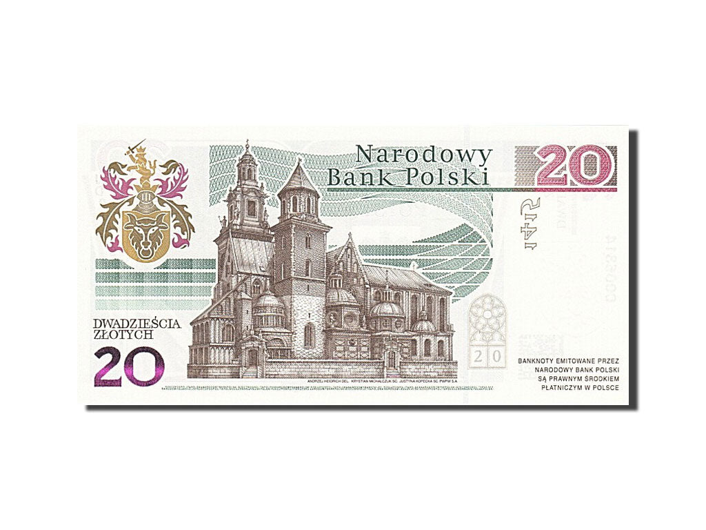 Polen, 20 Zlotych, 2015, 2015-01-28, UNZ