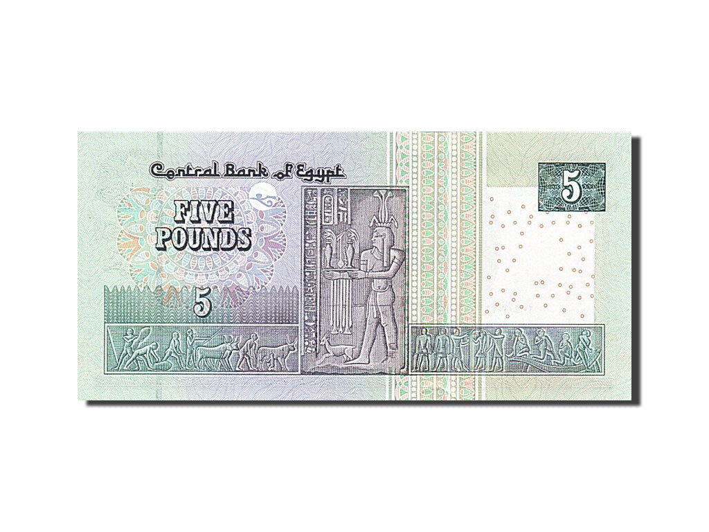 Banknote, Egypt, 5 Pounds, 2014, 2014, UNC(65-70)