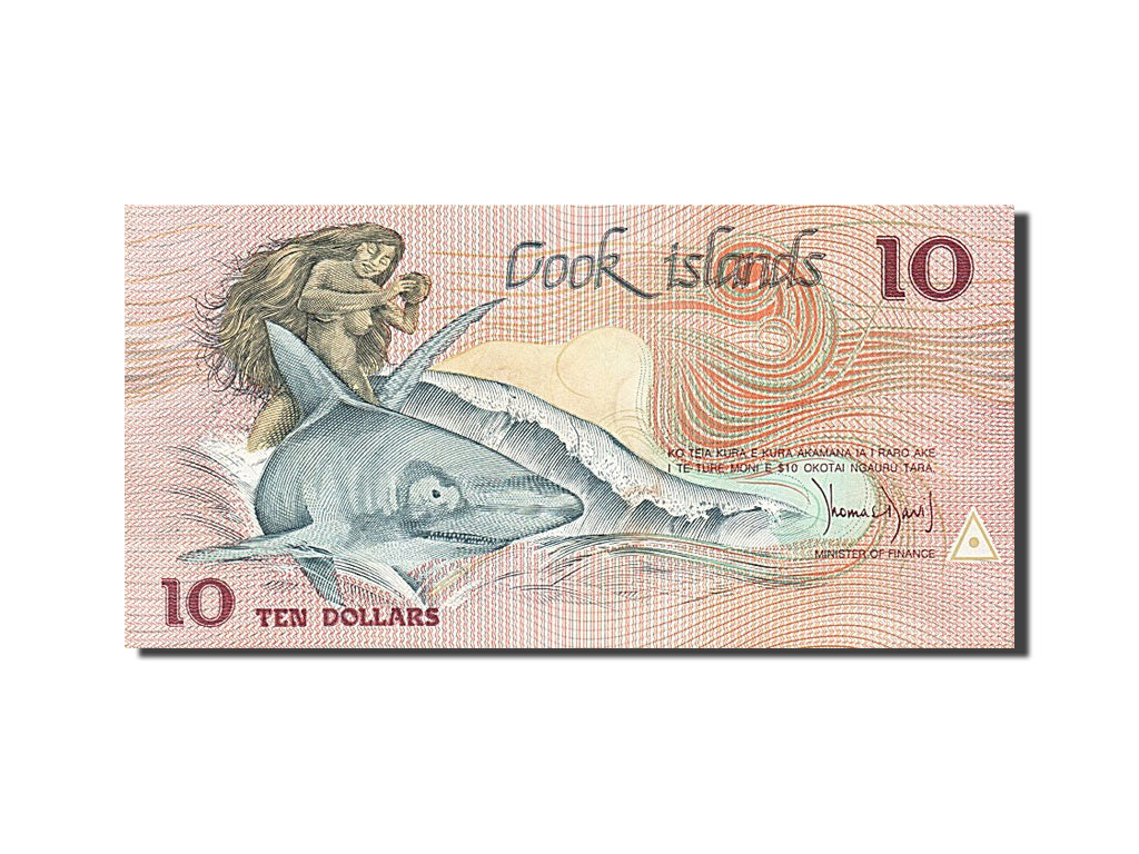 Banknote, Cook Islands, 10 Dollars, 1987, Undated, KM:4a, UNC(65-70)