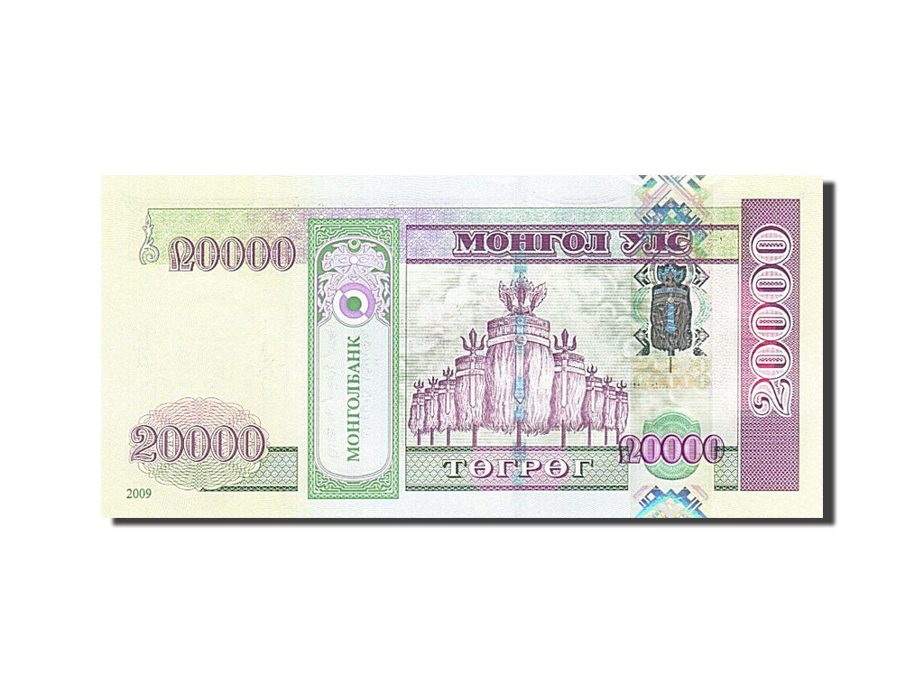 Mongolei, 20,000 Tugrik, 2009, 2009, UNZ-