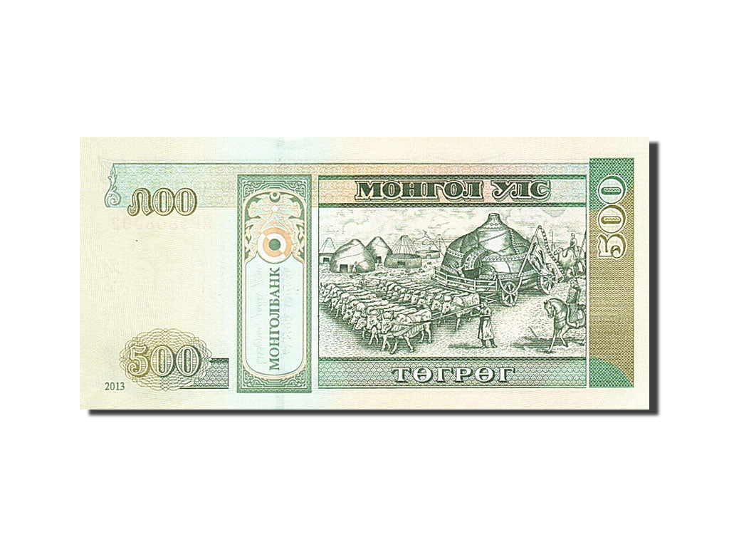 Banknote, Mongolia, 500 Tugrik, 2013, 2013, UNC(65-70)