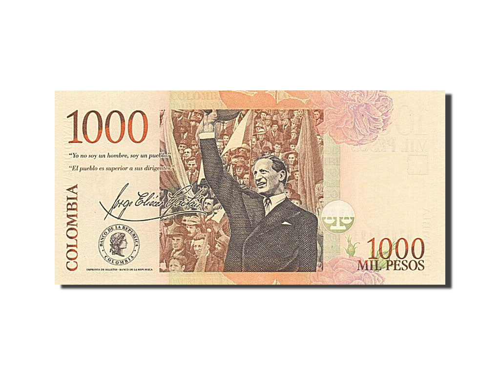 Banconote, Colombia, 1000 Pesos, 2014, 2014-08-27, FDS