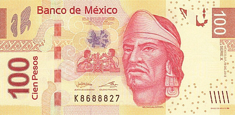 Mexico, 100 Pesos, 2012, 2012, UNC(65-70)