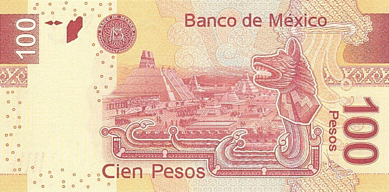 Mexico, 100 Pesos, 2012, 2012, UNC(65-70)