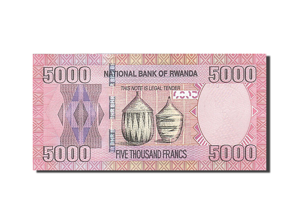 Geldschein, Ruanda, 5000 Francs, 2014, 2014, UNZ