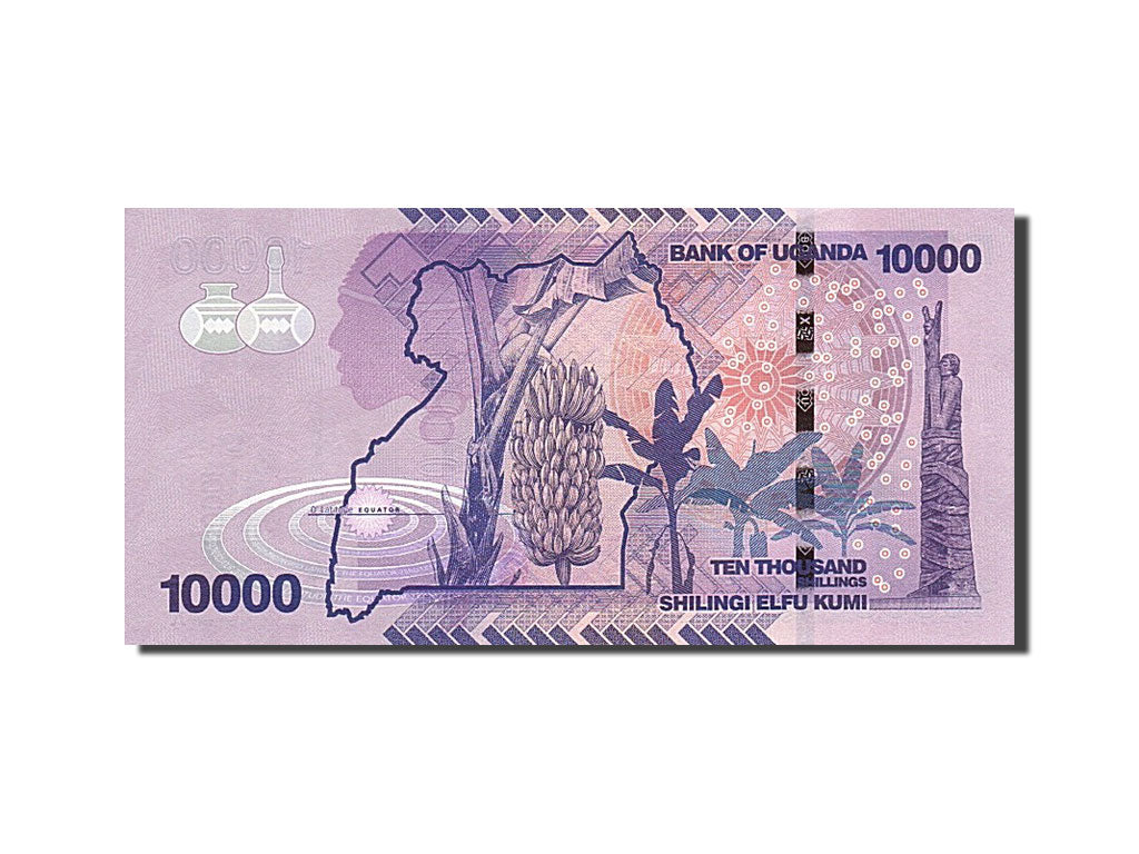 Geldschein, Uganda, 10,000 Shillings, 2013, 2013, UNZ