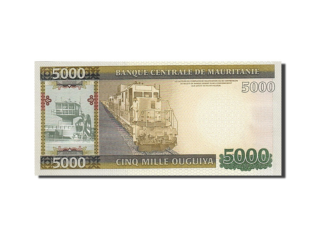 Mauritania, 5000 Ouguiya, 2011, 2011-11-28, UNC
