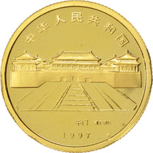 CHINA, PEOPLE'S REPUBLIC, 25 Yuan, 1997, KM #1102, MS(60-62), Gold, 7.96