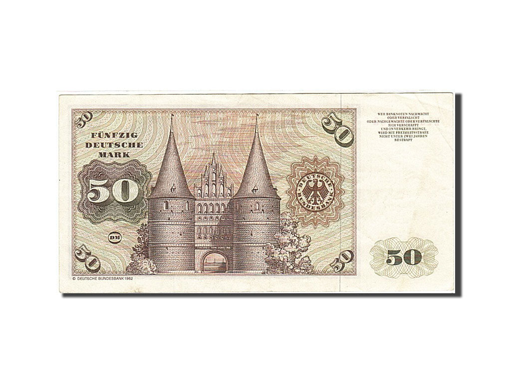 République fédérale allemande, 50 Deutsche Mark, 1970-1980, KM:33c, 1980-0...