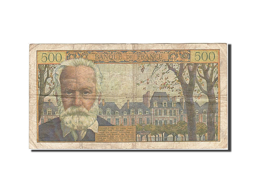 France, 5 NF / 500 Francs, 1953, KM:137b, 1959-02-12, VF(20-25), Fayette:52.2