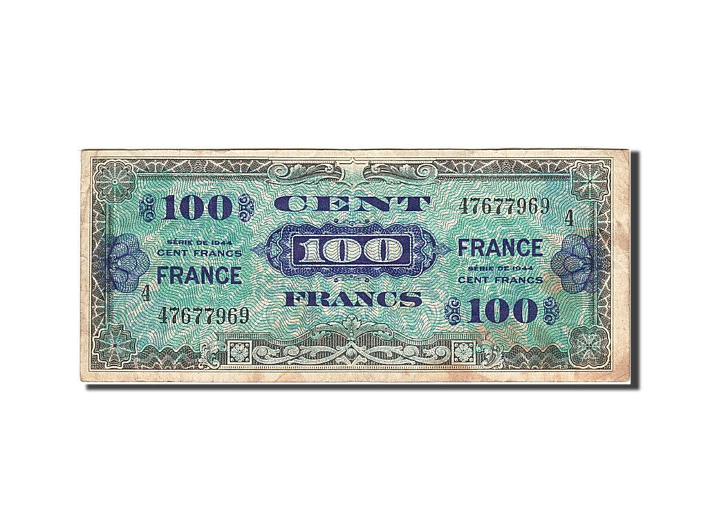 Banknot, Francja, 100 Francs, 1945, 1945, VF(30-35), Fayette:VF25.4, KM:118a