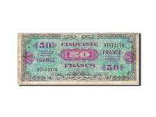 France, 50 Francs, 1945, KM:117a, 1945, VF(20-25), Fayette:VF 24.1