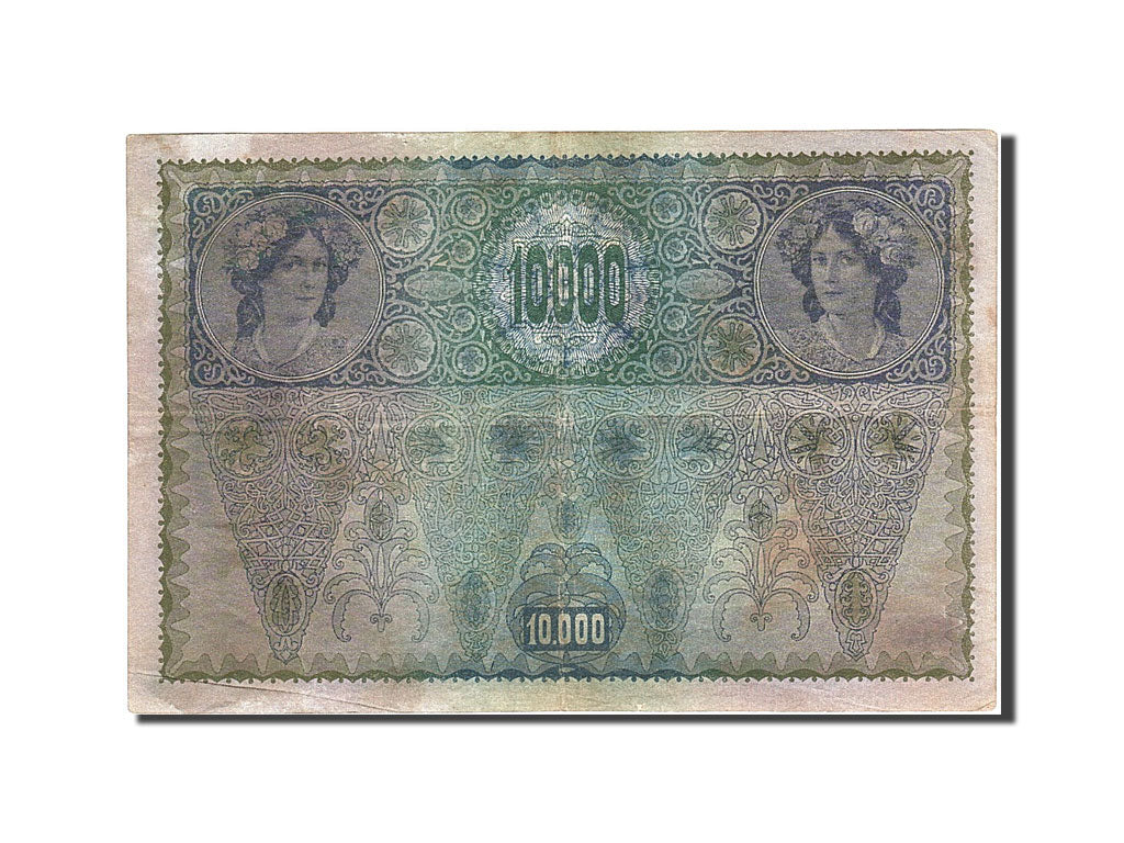 Austria, 10,000 Kronen, 1919, Undated, KM:66, VF(30-35)